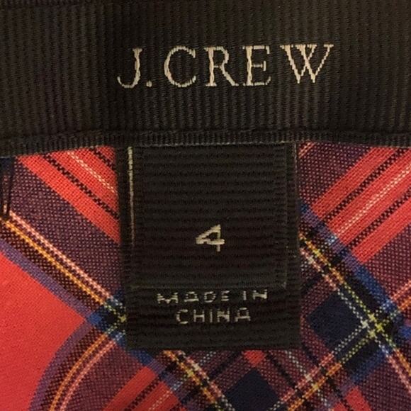 J.Crew Red Flannel Button Down Shirt - Size Small - Picture 6 of 7
